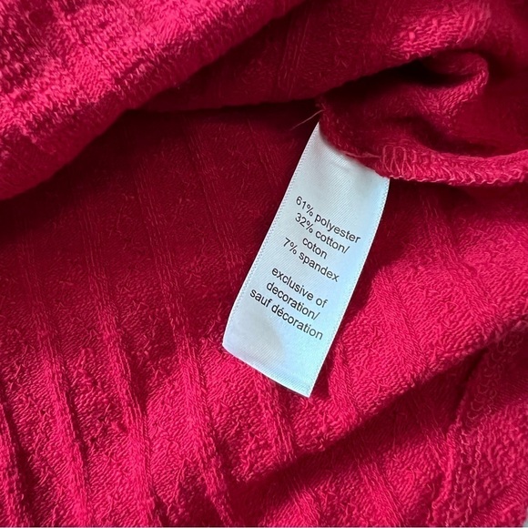 NWT Maurice’s red crochet back button down tank small - Picture 5 of 8